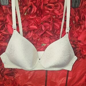 Warner's Simply Perfect Cream Floral Bra Size 36B